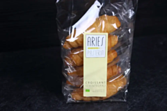 Biologische halfvolle zoete croissants 5x65 g